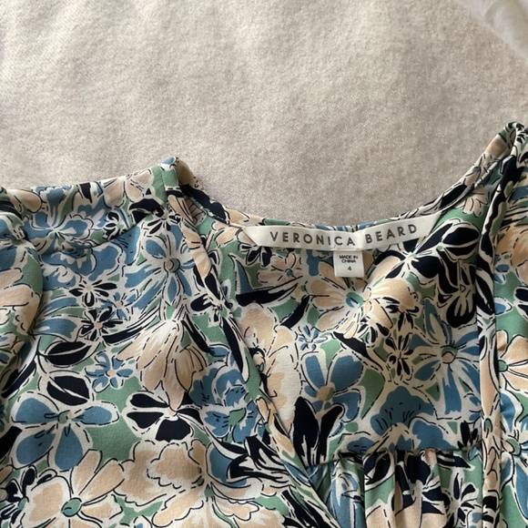 Veronica Beard Riggins Ashlynn Blue Floral mini dress - Picture 10 of 10